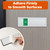 Office Door Signs Do Not Disturb, Please Knock, In A Meeting, Out Of Office, Working Remotely 5 Options Privacy Door Slider Sign For Meeting & Conference Room Brushed Silver