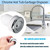 Lausixy Hot Tub Air Switch, 1 Set Pneumatic Switch 16A On Off