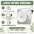 Upgrade 671 671rb 672r for Nutone 672r 671rb B Unit Bathroom Fan Motor - Fit for Nutone 671, 671R, 671RB, 672, 672R, 672RB Unit Replace for Broan Exhaust Fan Motor - 100CFM, 3.5 Sones
