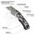 Olympia Tools 33-125 Turbofold Stainless Steel Utility Knife