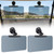 BBTO 2 Pack Sun Visor for UTV Golf Cart, Suction Cup, Polarized Adjustable