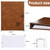 Zonon Coin & Paper Money Collection Album, 150 Coin 240 Bill Pockets,Brown