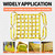 YINGYUDZSW 3.28' x 3.28' Heavy Duty Cargo Lifting Net, Yellow