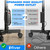 Rfiver Mobile TV Cart with Power Outlet for 23-65 Inch Screen up to 88 lbs