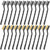 Jeffbaubl 24 Pieces Small Wire Brush, Scratch Brushes, 6.7 Inch