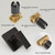 Heable Oil Rubbed Bronze Shower Faucet Set, Single Function Shower Trim Kit with Rough-in Valve, Square Rain Shower Head System Included Extra Long Shower Arm for Bathroom