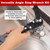 Lanties 4 Pcs Angle Stop Wrench Kit Plumbing Tool, Olive Ring Removal Tool with Diameter of 1/2", 3/4", Compression Sleeve Puller for 1/2" Compression Fitting, Install Angle Stop Nut(Ferrule,Black)