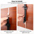 Hat Rack for Door,Two-Way Hanging Caps with 20 Display Hooks and Hanger, Hat Organizer for Baseball Caps, Over the Door Hat Storage Organizer for Bedroom, Closet,Entrance or Garage Doors,(Black)