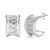 BOUTIQUELOVIN Chunky Hoop Earrings for Women Half Hoop Earrings