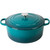 EDGING CASTING Dutch Ovens with Lid, Enameled Cast Iron Covered 5.5 Quart Dutch Oven with Dual Handle, Darkcyan