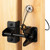 SANKINS 4" Self-Locking Gate Latch for Wooden Fence with Cable Pull, 2pcs