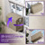 Mxclimate Indoor Air Conditioner Cover Compatible with Midea U-Shaped Window AC Unit, Universal for 8000/10,000/12,000 BTU,Heavy Duty 600D Waterproof Window AC Outdoor Covers with Storage Bag