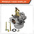 labwork K241 K301 Carburetor with Gasket Replacement for Kohler 47 853 23-S