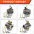 labwork K241 K301 Carburetor with Gasket Replacement for Kohler 47 853 23-S