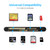 XD Multi Card Reader, SD/TF/CF/Micro SD/XD/MS 7 in 1 USB3.0 Fast 5Gbps Memory Card Reader/Writer/Hub for SD SDXC SDHC CF CFI TF Micro SD Micro SDXC Micro SDHC MS MMC UHS-I Cards,Windows/Linux/Mac OS