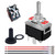 weideer Momentary Reverse Polarity Switch 12V 30A Motor Control RV Jack Switch DPDT 4 Pin (ON)-Off-(ON) Toggle Switch with Waterproof Cap Wires