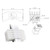 Diydeg Electric Linear Actuator Slide Block, Low Noise Power Recliner Lift Chairs Motor Linear Rail Slide Actuator Slider, Electric Push Rod Slider