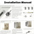 DerBlue 4-Pack 10inch 100N/25lb Gas Struts for Cabinets - Professional Cabinet Shocks and Gas Struts