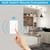 Sunmerit Wireless Dimmer Switch, 2 Remote Light Switch and 2 Receiver kit, Work with Alexa Voice Control, Single Pole Smart Wall Switch Lighting Fixture for Dimmable Bulbs Ceiling Lamps, ETL Listed