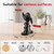 Arm Bike, Upper Body Ergometer Arm Exerciser Machine with Adjustable Resistance, LCD Display, Massage Handles & Dual Suction Cups for Home Office Arm Workout Equipment