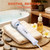 VZVJTR Handheld Electric Back Massager, 10 Speed Wired Deep Tissue Vibrating Massager for Muscle Aches(White)