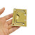 YLXSS 316 Stainless Steel Flush Pull Ring Handle, recessed Door Pulls, Concealed Cabin Door Handle with Screws (Gold, 76x57)