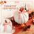 Thyle Fall Pumpkin with Pink Bow Decor, Coquette Pumpkin Centerpiece