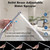 SonTiy Handheld Bidet Sprayer for Toilet, Cloth Diaper Sprayer Set Hand Held Bidet Jet Spray for Toilet with Backflow Preventer, Adjustable Water Pressure Control, Brass 7.2" Hand Bidet Wand, Chrome