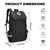 Be-Better First Aid Backpack Empty, Emergency Bag, Medical Backpack, Emergency Responder for Nursing Student, Therapist, Doctors (Bag Only)