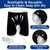 Wearable Urinals for Men, Silicone External Urine Bags with Non-Woven Lining, Portable Spill Proof Male Urine Collection Bags for Elderly Care(500ml*2-M)