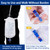 Wearable Urinals for Men, Silicone External Urine Bags with Non-Woven Lining, Portable Spill Proof Male Urine Collection Bags for Elderly Care(500ml*2-M)