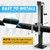 8000 lbs Heavy Duty Trailer Jack, 28.6" Lift, 20-24V Cordless Drill Compatible, Manual Crank Handle Included, for Utility, Yacht, RV, Boat Trailer Jack, Black