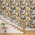 SuxiGlo Vintage Peony Peel and Stick Wallpaper, Beige Gray Floral Wallpaper