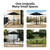 AMMSUN 6FT Patio Umbrella, Outdoor Table Umbrella with Push Button Tilt