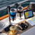 Singhoow 4 Pcs Marine Boat Rail Cup Holder No-Drill Cruise Boat Rail Cup Holder for Drinks Mugs Water Bottle Gifts(Black)