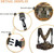 Huntvp Hunting Camo Fanny Pack with Harness Pouch Waist Bag with Shoulder Straps for Climbing Hiking Camping Running Travelling