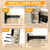 Heavy Duty Gate Hinges, 900 Lbs Capacity and Built-in Sealed Ball Bearings
