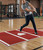Cyduan 10x5 ft Baseball Batting Mat with Non-Slip Rubber Backing, Red
