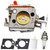 Concrete Saw Carburetor Kit with Fuel Filter Spark Plug, Fit for Partner Husqvarna K650 K700 K800 K1200, Replacement #503280418#506321503