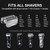 2 Pack Series 7 70S Replacement Shaver Head, Compatible with Braun Series 7 S7 Electric Razors - Fits 795, 790cc, 7899cc, 720cc, 720s, 750, 760, 7383, 9565, 9585, 799, 797