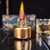 Gexdes Mini Alcohol Camping Stove Aluminum Spirit Burner with Stand