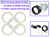 2" Spa Hot Tub Heater Gasket for Oring Balboa Gecko O-Ring 711-4030B 5 Pack