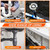 4" Inside Pipe Cutter for PVC Pipe, Cutter Tool Set with Scale, Black