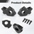 1 1/8" Handlebar Bar Risers Motorcycle Bar Clamps 28mm Bar for Motorbike Pit Dirt Bikes Black Riser Height 30mm (1.18 "), 20mm (0.79") Backward or Forward,CNC Billet Aluminum