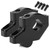 1 1/8" Handlebar Bar Risers Motorcycle Bar Clamps 28mm Bar for Motorbike Pit Dirt Bikes Black Riser Height 30mm (1.18 "), 20mm (0.79") Backward or Forward,CNC Billet Aluminum