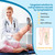 iDonua® Calf Lymphedema Compression Wrap Adjustable For Big Swollen Lower Leg - with 6 Cross Straps‌ (Tall-XL)