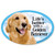 Prismatix Decal Dog Pet Magnets, Golden Retriever - Life's Better with a Golden Retriever - Strong Durable Car or Fridge Magnet Decal with Bright Colors, Great Gift for Dog Mom or Dad, 6 x 4 inches
