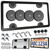 FBJTDQ Magnetic License Plate Holder Mount, Black Aluminum Frame
