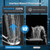 SIROWA High Pressure Magnetic Filtered Shower Head with Handheld, Chrome