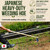 KAKURI Japanese Weeding Hoe Long Handle 53"– Heavy-Duty Wide Draw Hoe